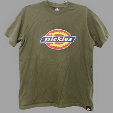 Dickies טישרט ירוקה עם לוגו המותג מידה S