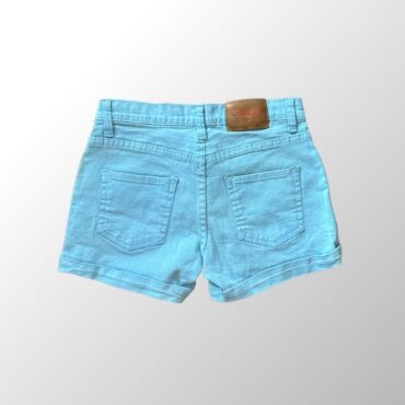 חדשים - מכנסי לייקרה קצרים בצבע תכלת! גזרת אמצע! מידה S