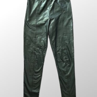 עם טיקט - מכנסי טייץ דמוי עור חדשים! גזרה גבוהה! מידה 36 RENUAR