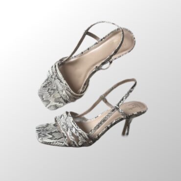 סנדלי עקב נוחות מנוחשות! גובה עקב 7 ס״מ