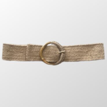 חגורת גומי קש חדשה! צבע טבעי Zara